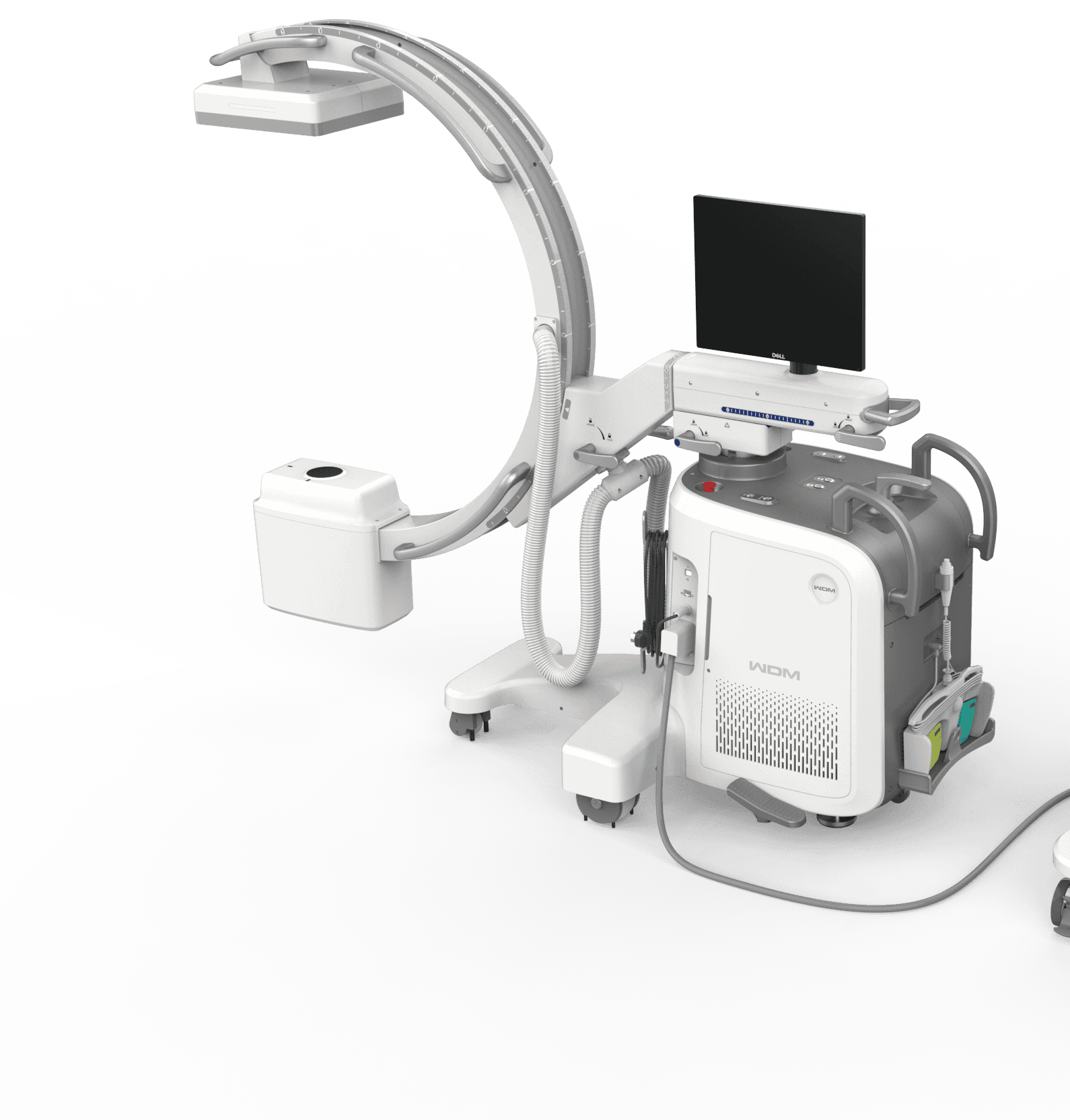 Wandong Medical Hypernova-Y Serisi mobil C-kollu röntgen sistemi — stüdyo render