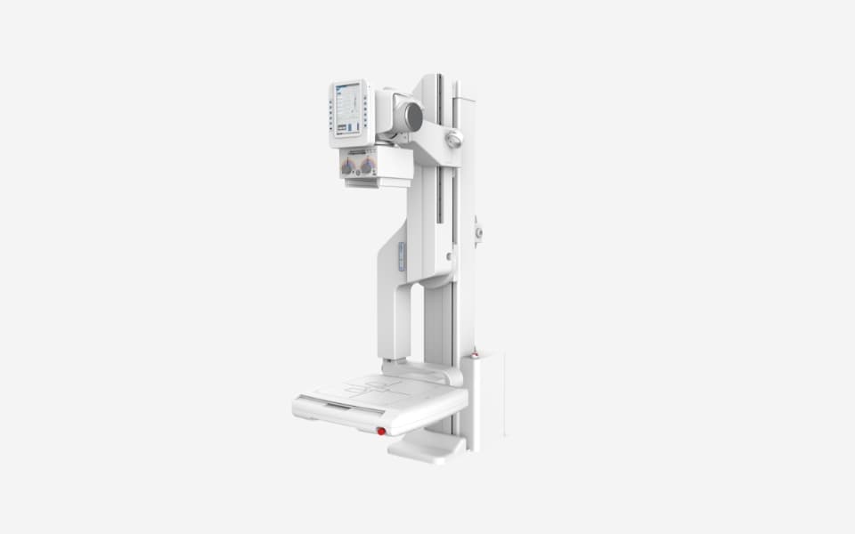SG HealthCare Jumong U — üniversal kol ve 10.1 inç dokunmatik konsol yakın çekim